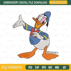 Introducing Donald Duck Embroidery