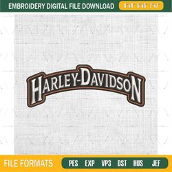 Harley Davidson Logo Embroidery Files