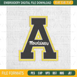 Appalachian State Mountaineers Embroidery Designs