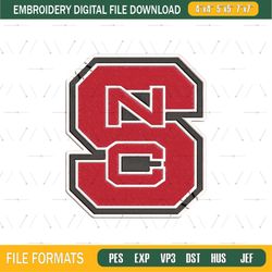 NC State Wolfpack NCAA Embroidery Designs