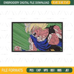 Goku Man Dragon Ball Anime Embroidery File