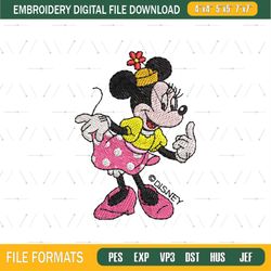 Disney Magic Minnie Mouse Embroidery File