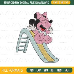 Smile Minnie Mouse Embroidery File Png