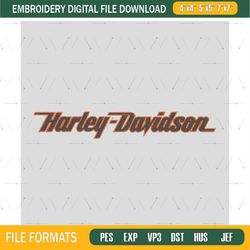 Harley Davidson Embroidery Files, Harley Logo Embroidery Designs, Harley Davidson Logo, Machine Embroidery Designs,