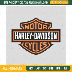 Harley Davidson Embroidery Files, Harley Logo Embroidery Designs, Harley Davidson Logo, Machine Embroidery Designs 6,