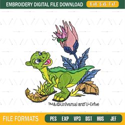 Little Dinosaur Ducky Embroidery png
