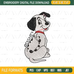 Disney Animated Dalmatian Puppy Embroidery