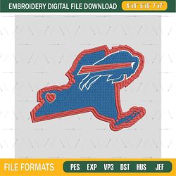 Buffalo Bills embroidery design, Buffalo Bills embroidery, NFL embroidery, logo sport embroidery, embroidery design,