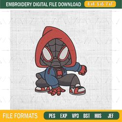 Baby Miles Morales Embroidery Designs