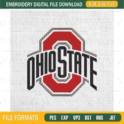 Ohio State Buckeyes Embroidery Files