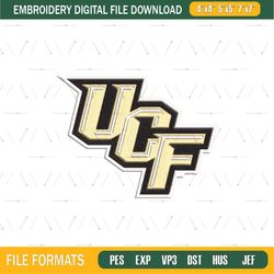 UCF Knights Embroidery Designs, NCAA Logo Embroidery Files, Machine Embroidery Pattern Png