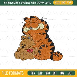 The Garfield And Bear Embroidery