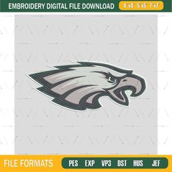NFL Logo Embroidery Designs, Philadelphia Eagles Embroidery Files , NFL Philadelphia Eagles, Machine Embroidery Designs,