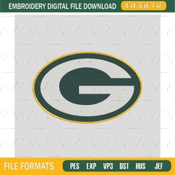 Green Bay Packers logo Embroidery,