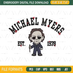 Michael Myers Est Embroidery File
