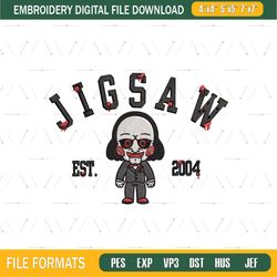 Jigsaw Est Embroidery Files