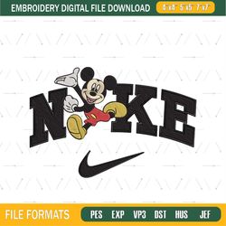 Nike Mickey Mouse Embroidery Designs
