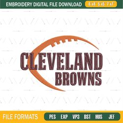 NFL Logo Cleveland Browns Embroidery Files