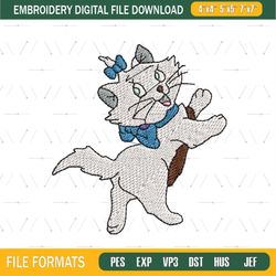 Marie The Aristocats Kitty Embroidery Png