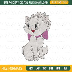 The Aristocats Marie Disney Embroidery Png