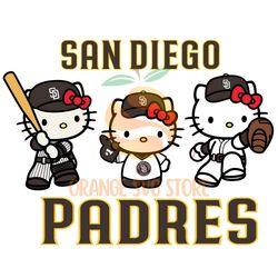 Hello Kitty San Diego Padres Baseball