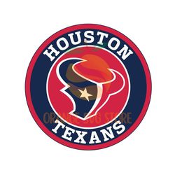 Houston Texans Circle Logo svg, nfl svg,NFL, NFL football, Super Bowl, Super Bowl svg, NFL design