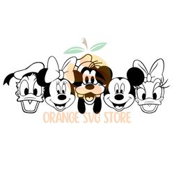 Mickey Mouse and Friends Svg, Family Vacation SVG, Printable Design Svg For Cricut Cutting File Vinyl