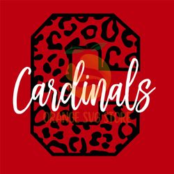 Cardinals Mascot Svg, Cardinals Svg, Cardinals Design Svg, Football