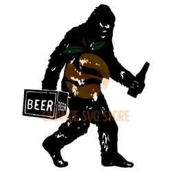 Bigfoot Beer Svg, Sasquatch SVG, Bigfoot Clipart, Funny Bigfoot SVG, bigfoot svg, bigfoot clipart, bigfoot gift, bigfoot