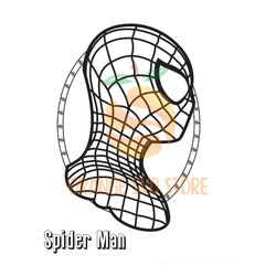 Spider Man Head Marvel Avengers Superhero SVG Silhouette