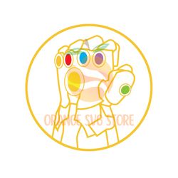 Marvel Avengers Infinity War Infinity Gauntlet SVG