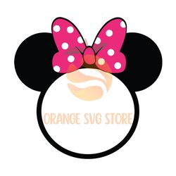 Minnie Mouse Pink BowToons SVG