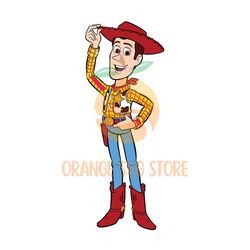Sheriff Woody Toy Story Cowboy Character SVG