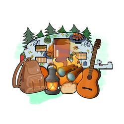 Camping Items PNG
