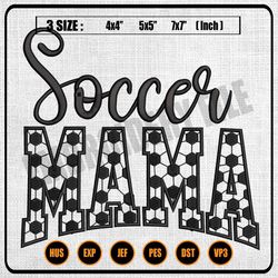 soccer mama sport ball print embroidery