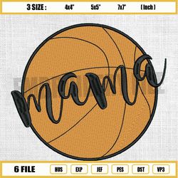 mama basketball sport ball embroidery