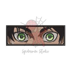 Attack On Titan Eren Yeager Box Eyes Embroidery File