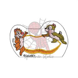 Chip And Dale Disney Characters Embroidery