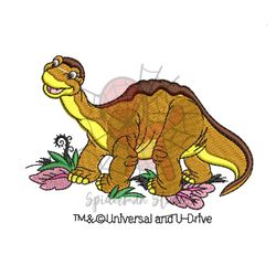 Littlefoot Baby Apatosaurus Embroidery png