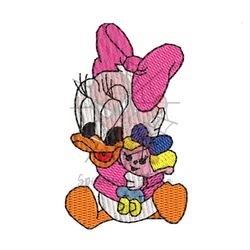 Baby Doll Daisy Duck Embroidery