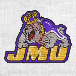 James Madison Dukes NCAA Football Logo Embroidery Design