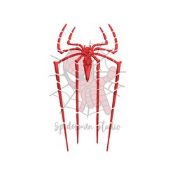 Logo Spiderman Embroidery Designs Png
