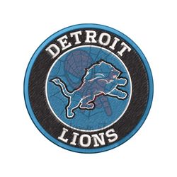 Detroit Lions Logo Embroidery Files