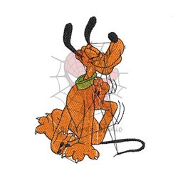 Disney Pluto Design Embroidery Png