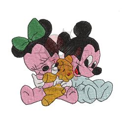 Mickey And Friend Embroidery File Png