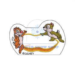 Chip And Dale Disney Characters Embroidery