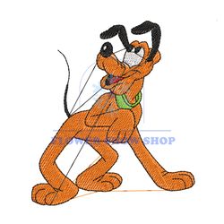 Disney Pluto Embroidery Design Png