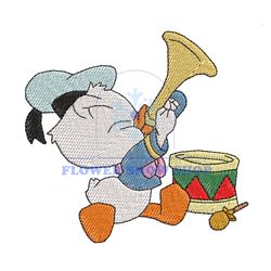 Baby Pato Donald Embroidery Design ,png