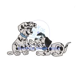 101 Dalmatian Puppies Embroidery ,png