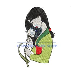 Lotus Princess Mulan Embroidery